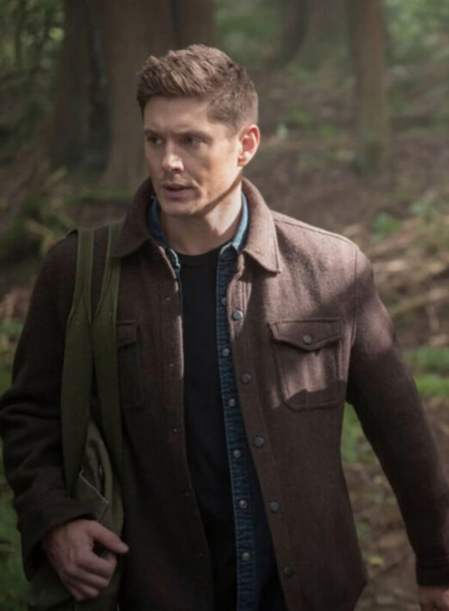 Dean Winchester Supernatural Brown Wool Jacket