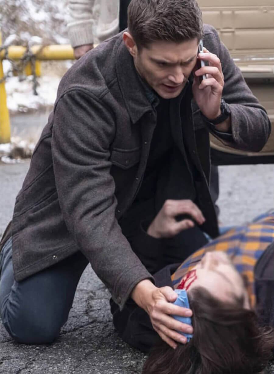Dean Winchester Supernatural Brown Wool Jacket