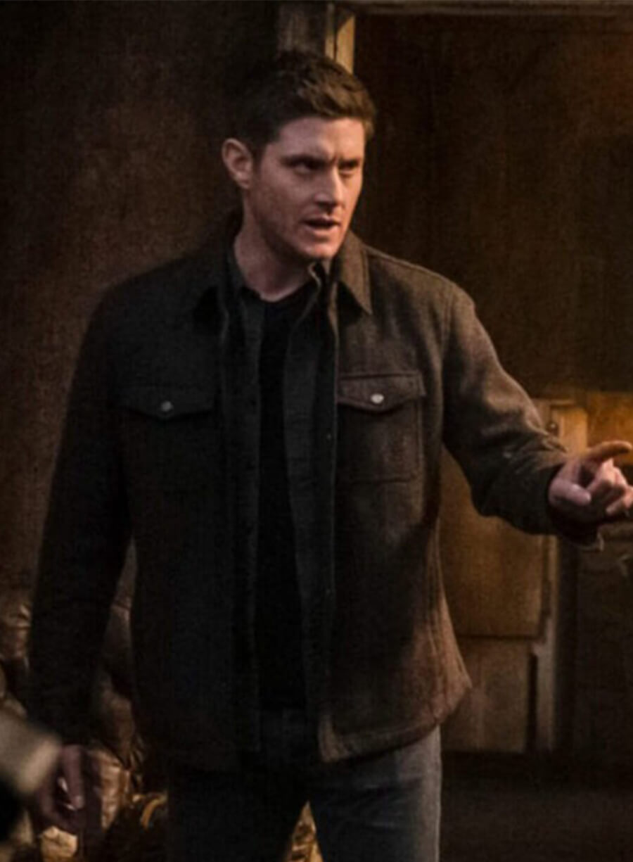 Dean Winchester Supernatural Brown Wool Jacket