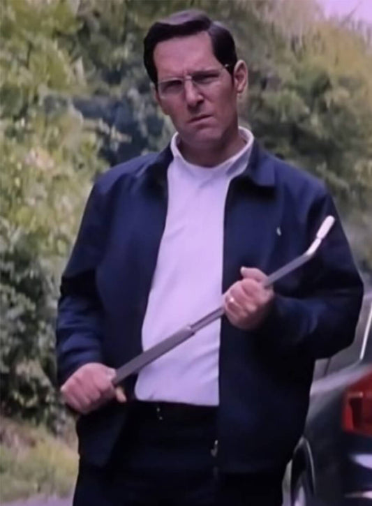 Death of a Unicorn 2025 Paul Rudd Elliot Black Jacket 