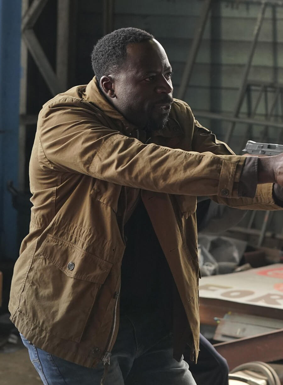 Demetrius Grosse The Rookie Kevin Wolfe Brown Cotton Jacket 