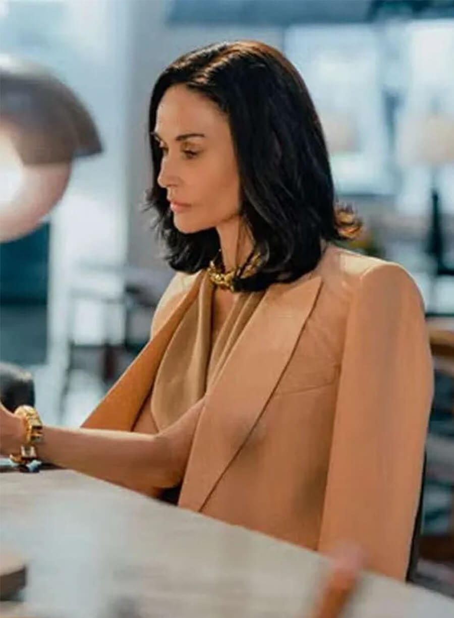 Demi Moore Landman S02 Cami Miller Peach Blazer