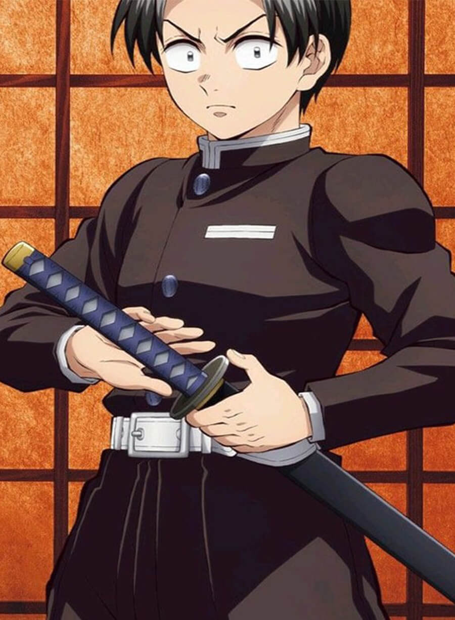 Demon Hunter Demon Slayer Brown Male Uniform