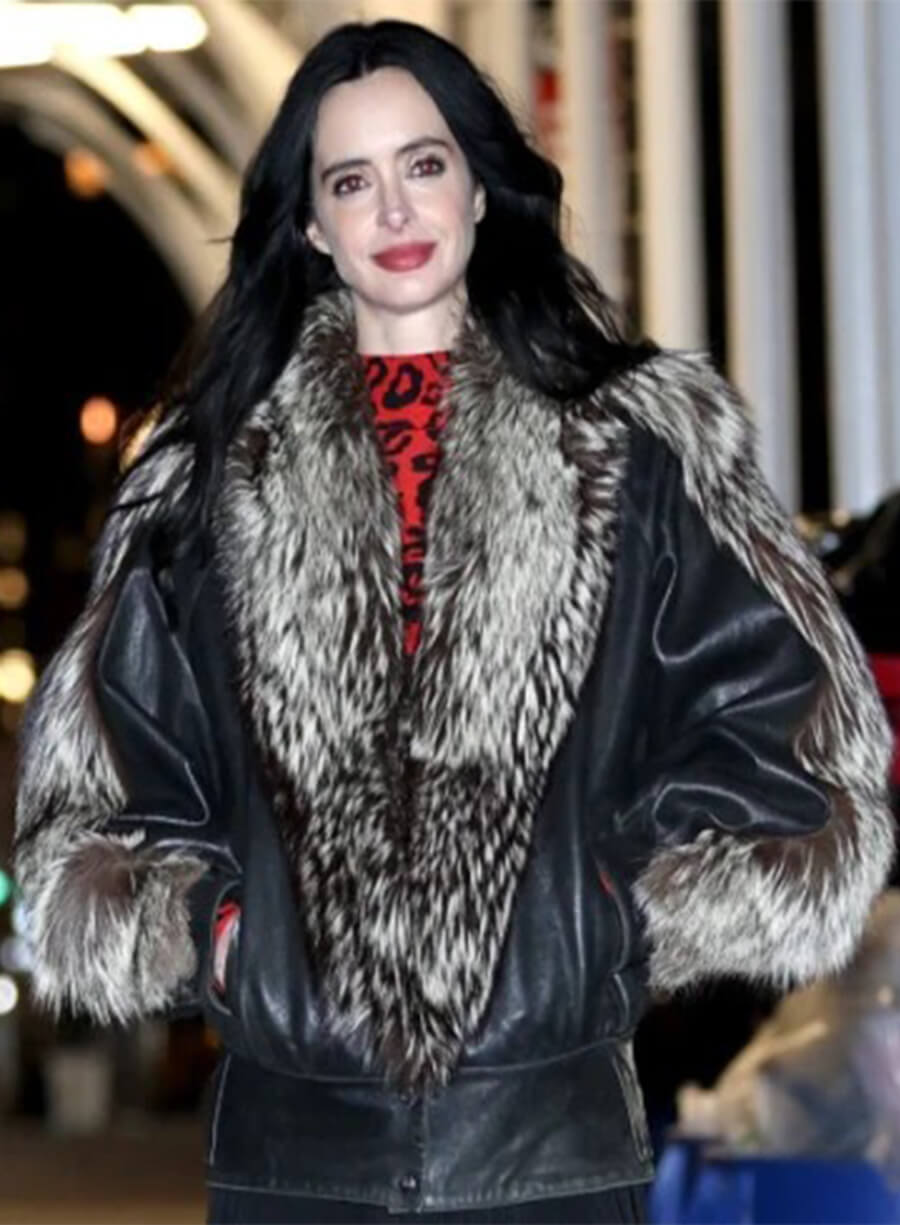 Dexter: Resurrection 2025 Mia Lapierre Fur Leather Jacket