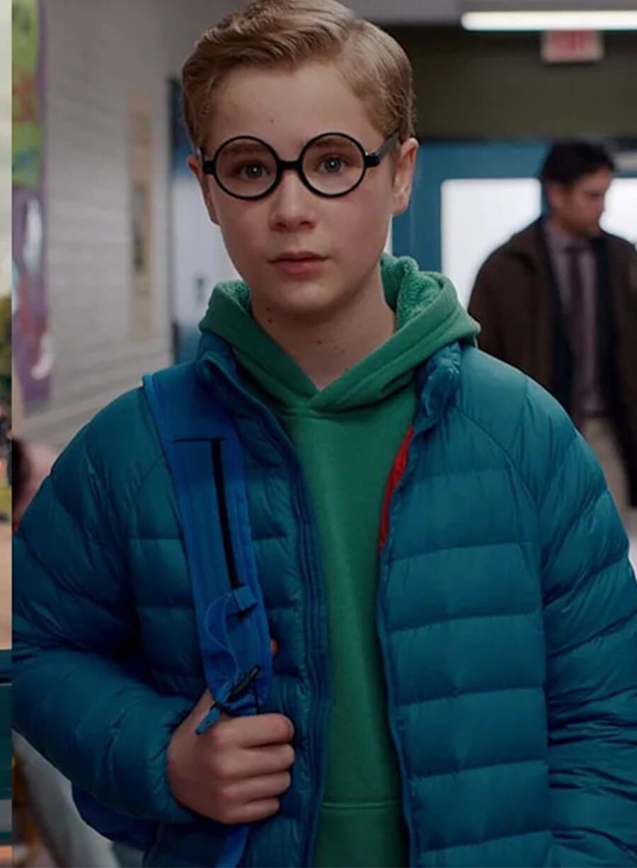 Diesel La Torrac Ginny & Georgia Austin Miller Blue Puffer Jacket