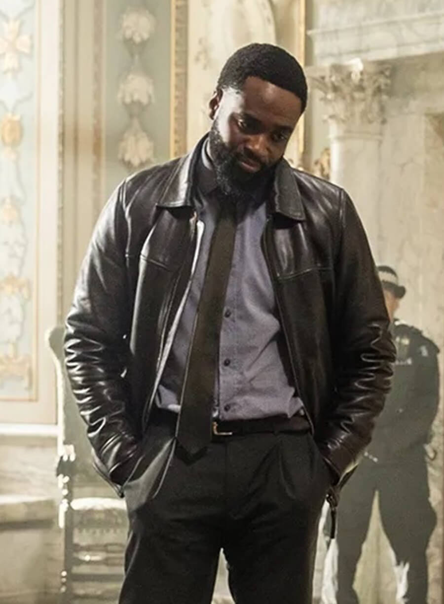 Dipo Ola Ludwig S01 Russell Carter Black Leather Jacket