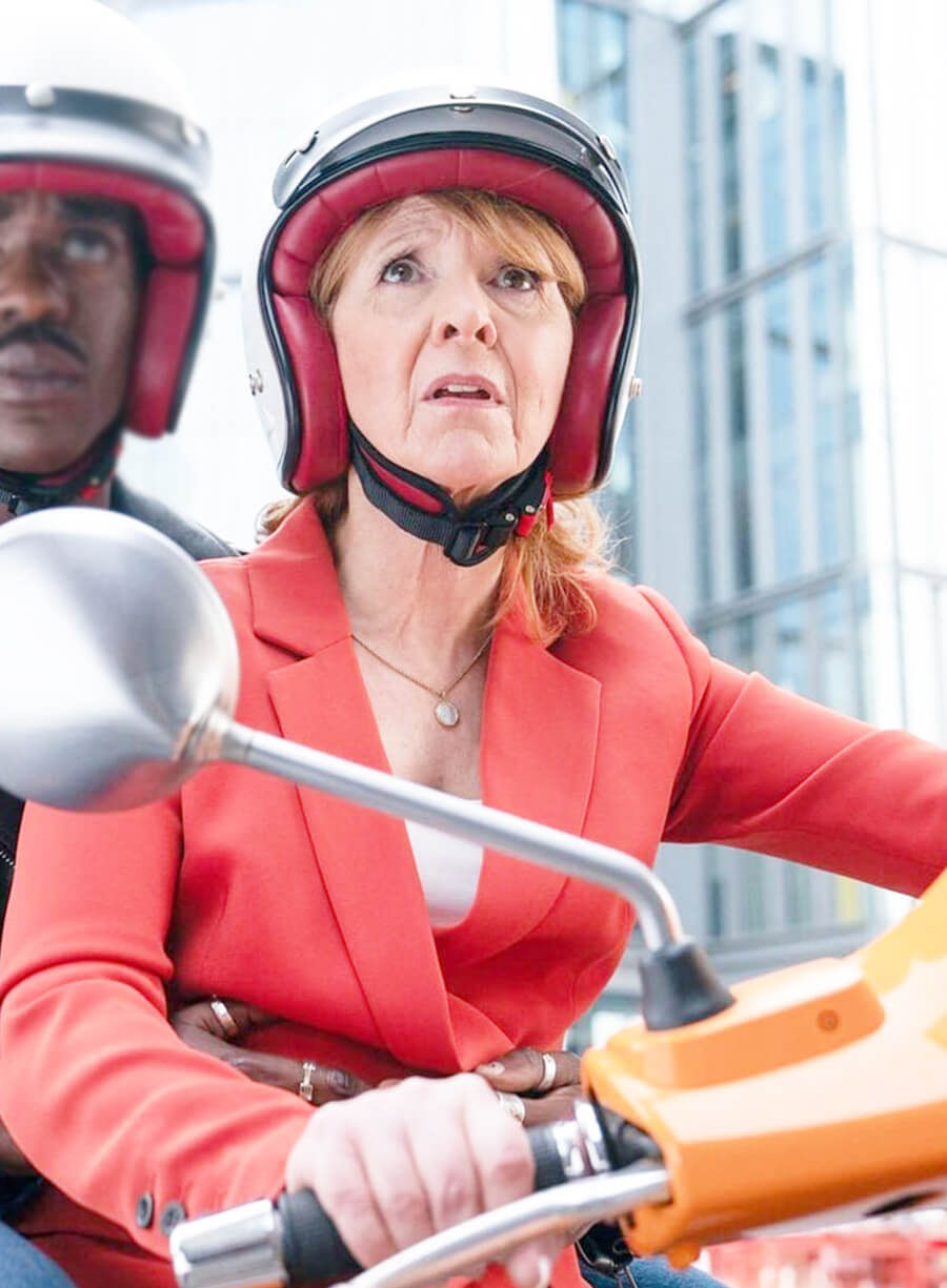 Doctor Who Bonnie Langford Melanie Red Blazer 