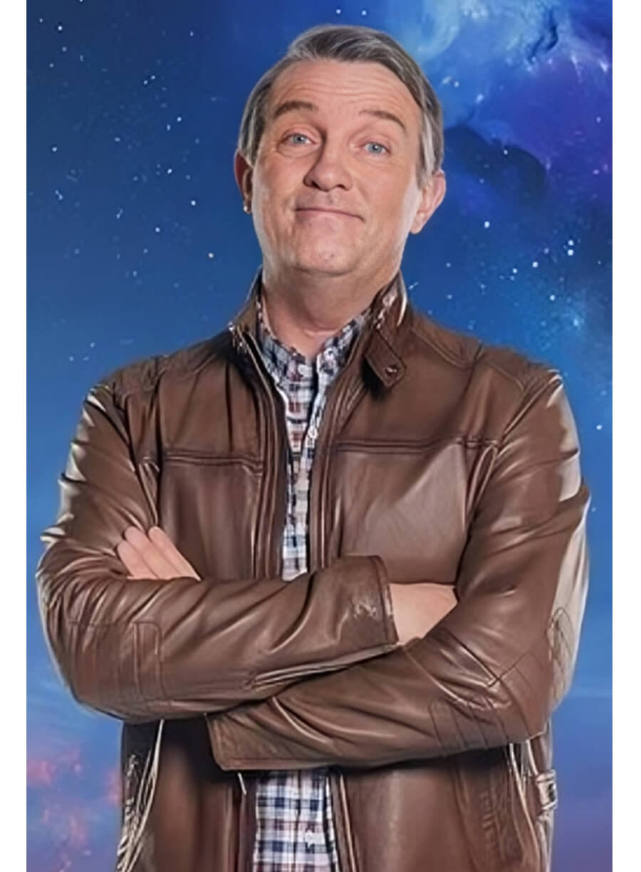 Doctor Who Bradley Walsh Graham Brown Leather Jacket