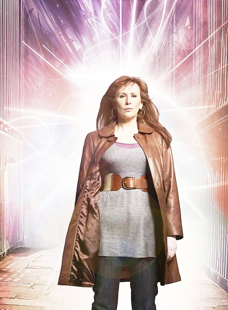 Doctor Who Catherine Tate Donna Noble Brown Leather Coat