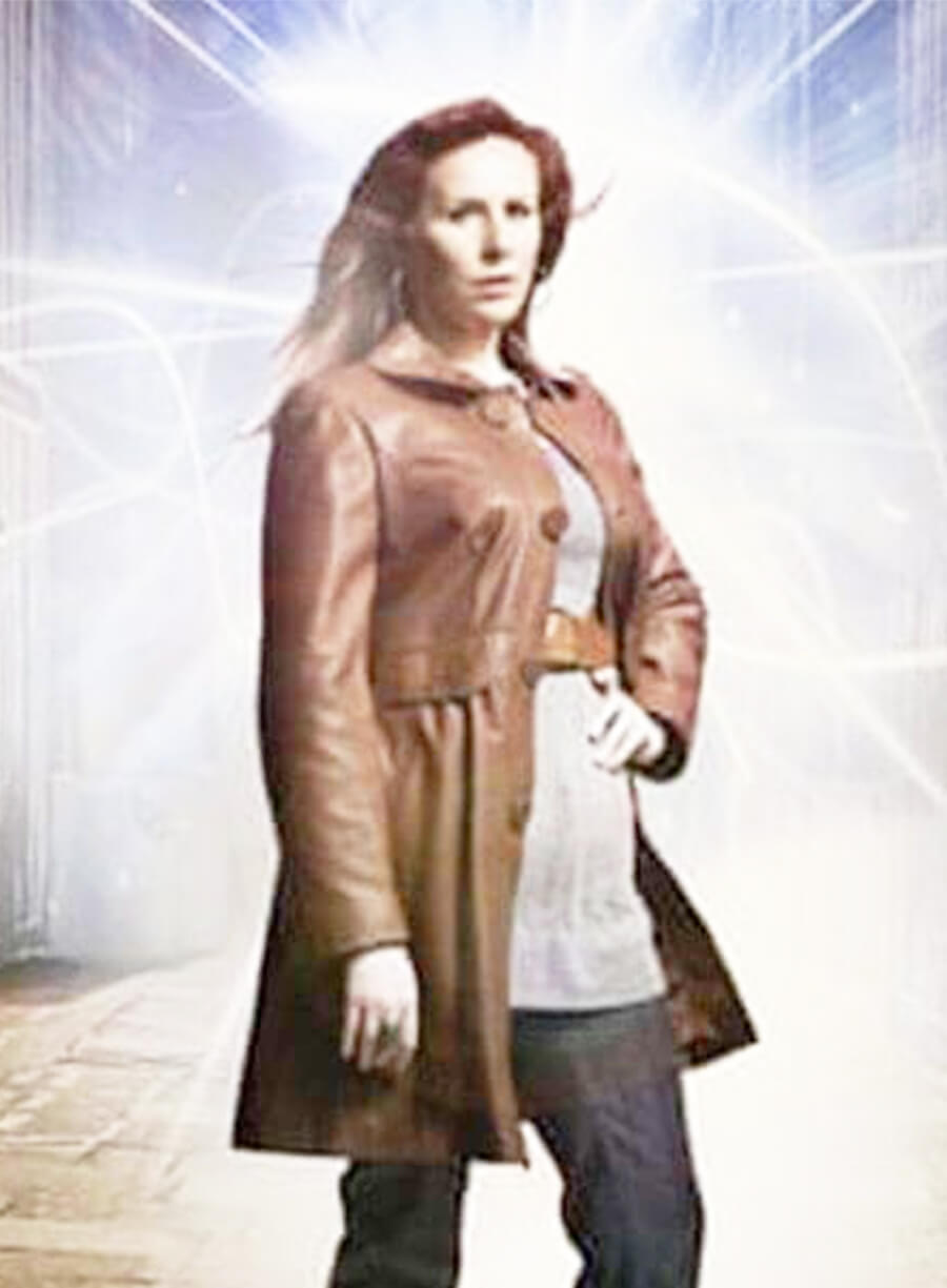 Doctor Who Catherine Tate Donna Noble Brown Leather Coat