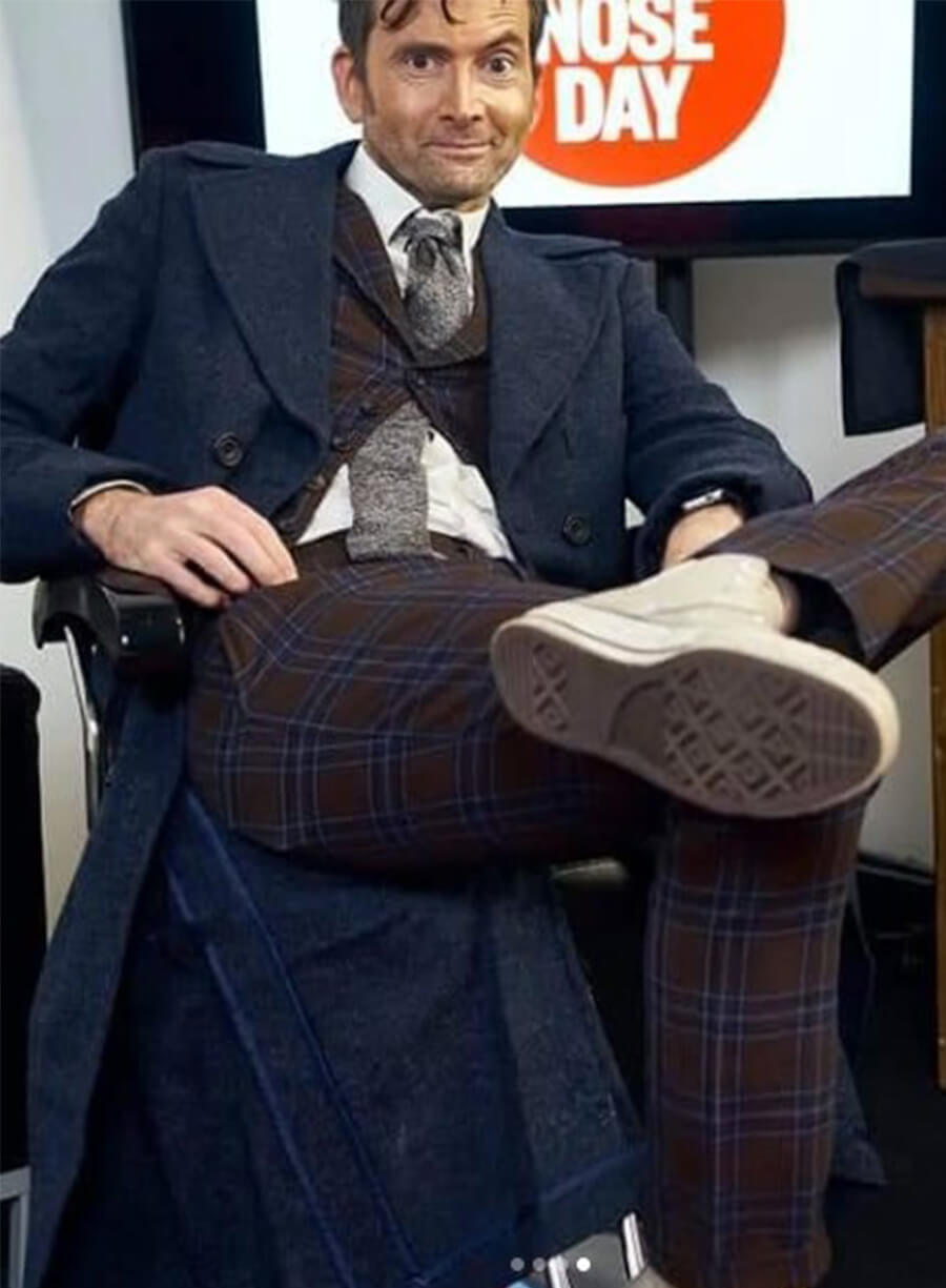 Doctor Who David Tennant Blue Coat
