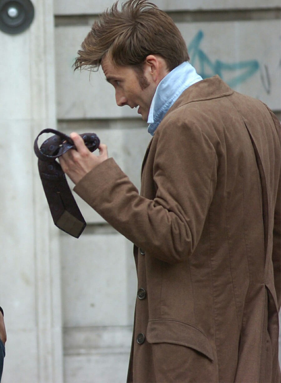 Doctor Who David Tennant Tenth Doctor Brown Coat