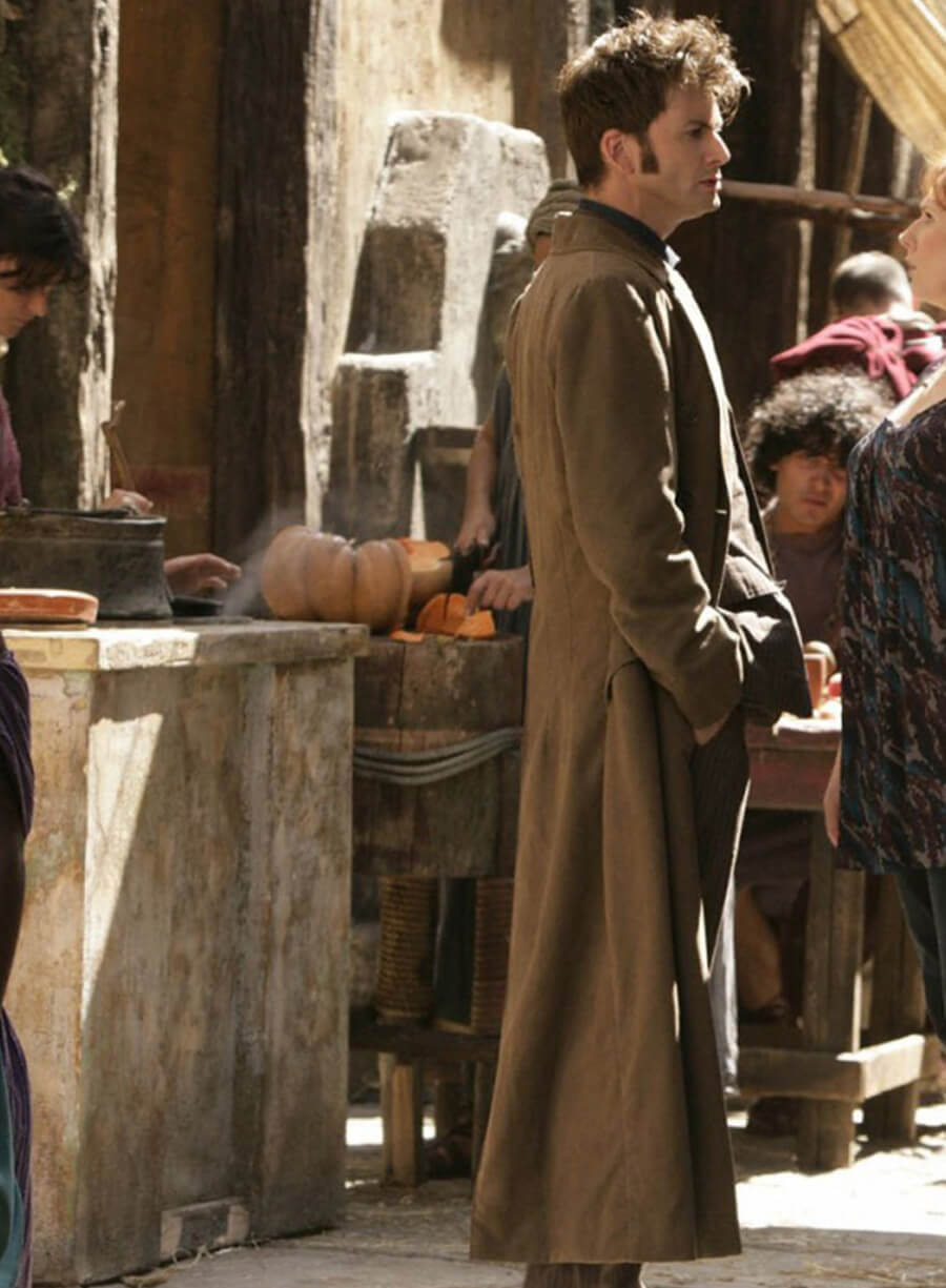 Doctor Who David Tennant Tenth Doctor Brown Coat