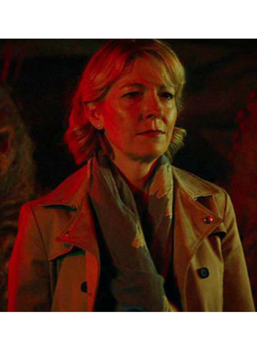 Doctor Who Jemma Redgrave Kate Stewart Brown Coat