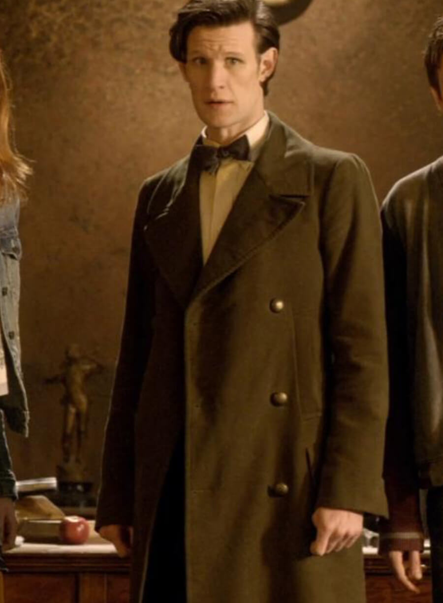 Doctor Who Matt Smith Eleventh Doctor Green Wool Coat