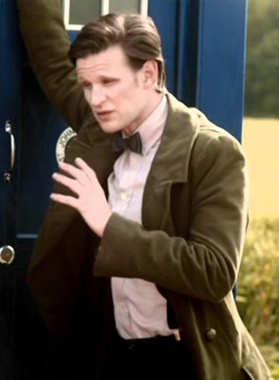 Doctor Who Matt Smith Eleventh Doctor Green Wool Coat