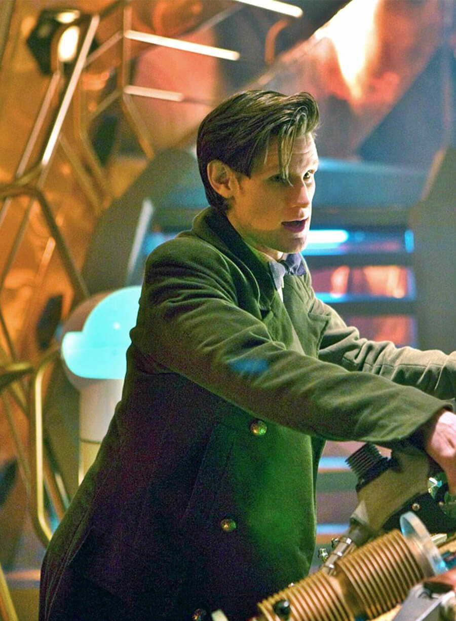 Doctor Who Matt Smith Eleventh Doctor Green Wool Coat