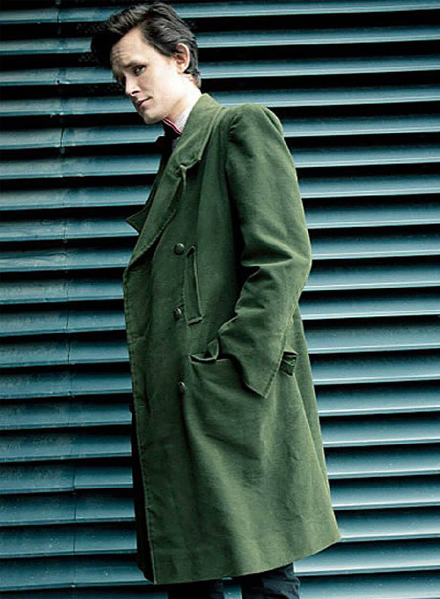 Doctor Who Matt Smith Eleventh Doctor Green Wool Coat