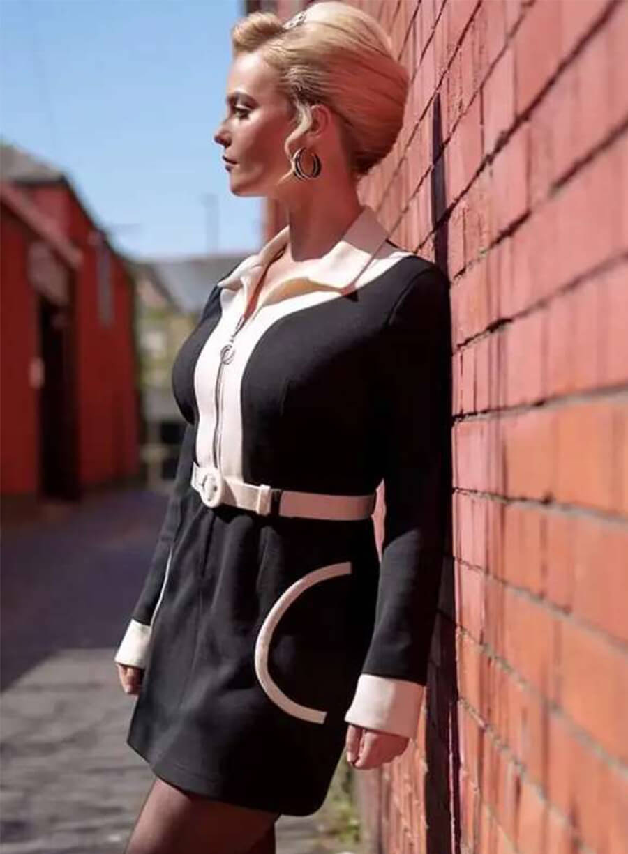 Doctor Who Millie Gibson Ruby Sunday Black and White Jacket