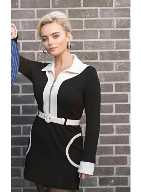 Doctor Who Millie Gibson Ruby Sunday Black and White Jacket