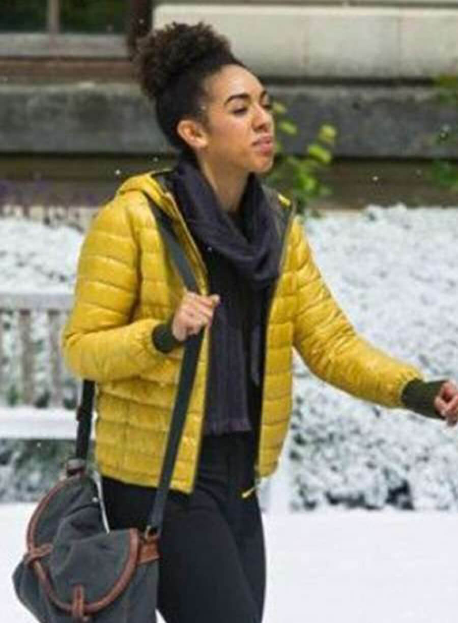 Doctor Who Pearl Mackie Bill Yellow Puffer Jacket 