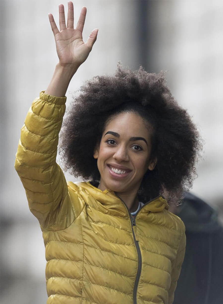 Doctor Who Pearl Mackie Bill Yellow Puffer Jacket 