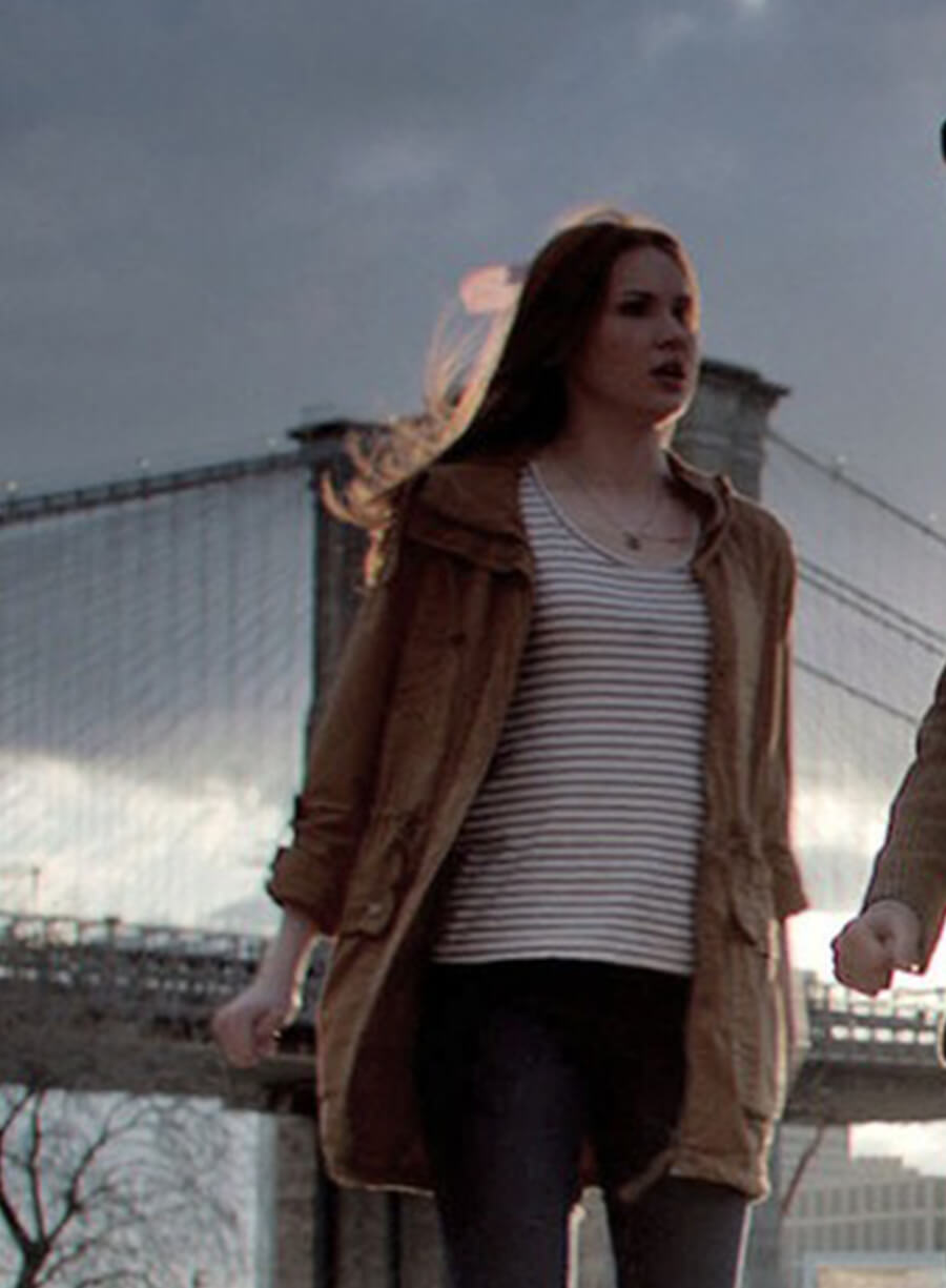 Doctor Who S07 Karen Gillan Amy Pond Brown Cotton Jacket