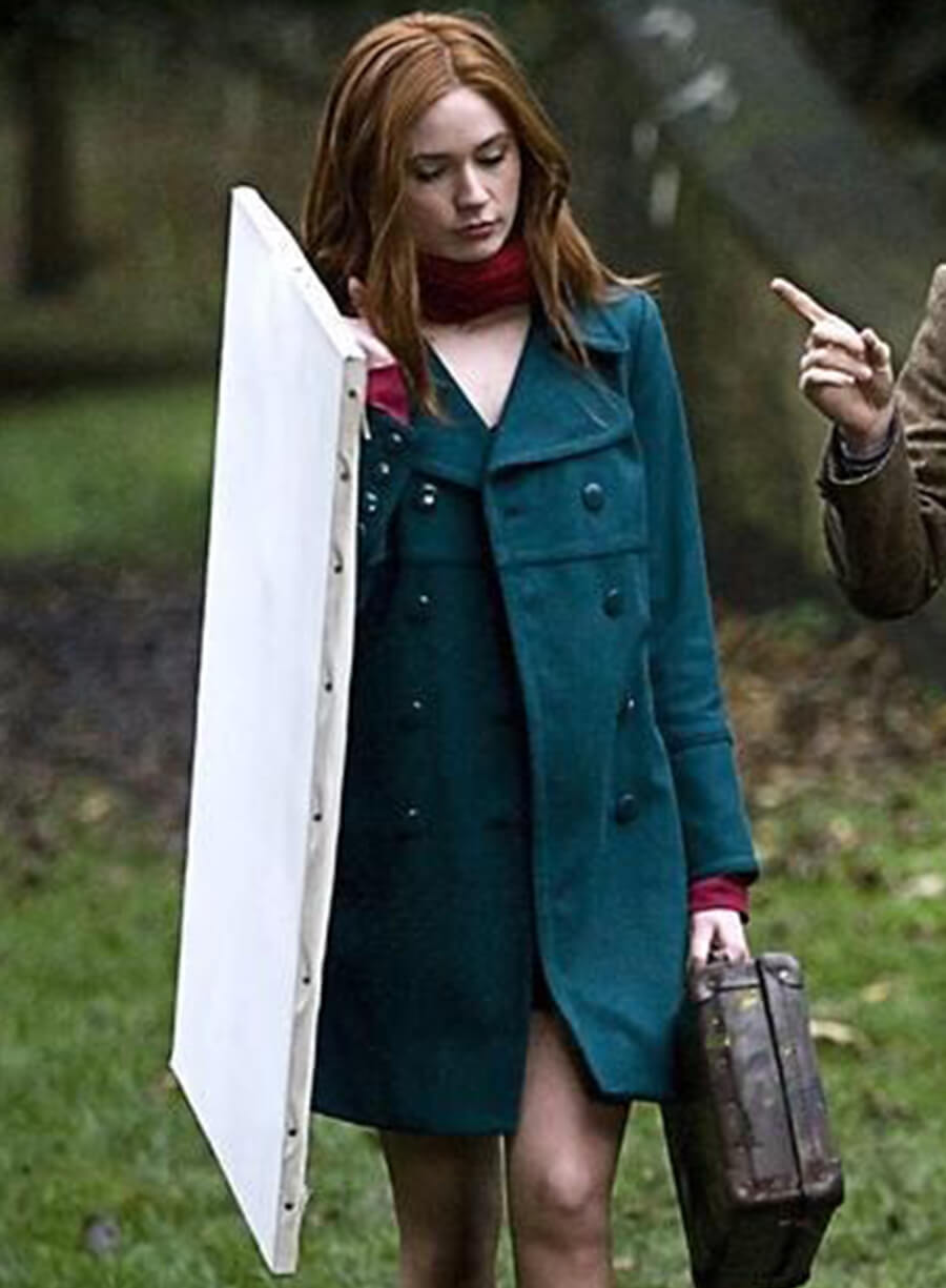 Doctor Who Season 5 Karen Gillan Amy Pond Blue Coat