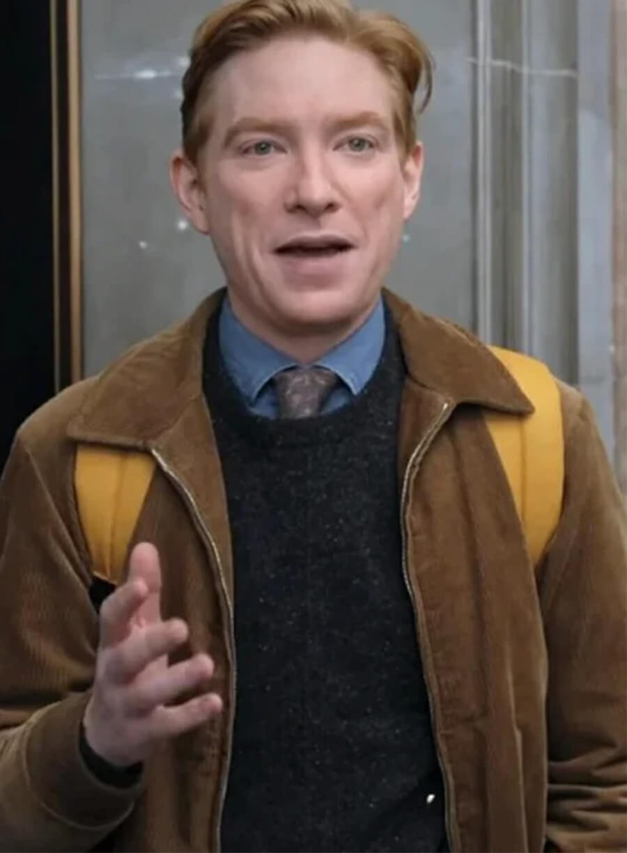 Domhnall Gleeson The Paper Brown Jacket