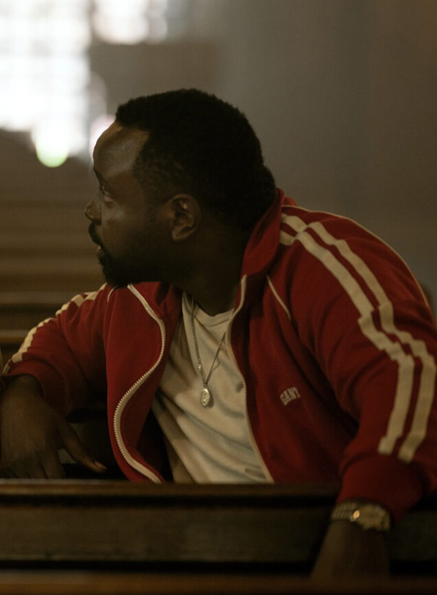 Dope Thief 2025 Brian Tyree Henry Ray Red Track Jacket