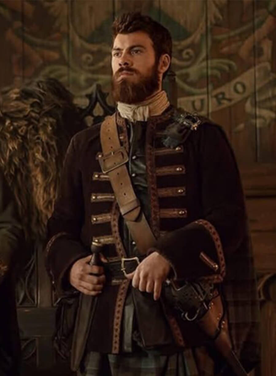 Dougal MacKenzie Outlander Blood of My Blood S01 Military Jacket