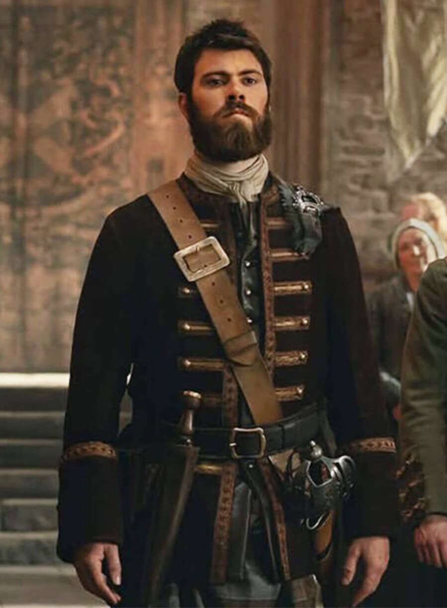 Dougal MacKenzie Outlander Blood of My Blood S01 Military Jacket