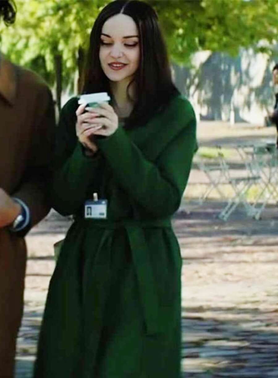 Dove Cameron 56 Days 2026 Ciara Wyse Green Coat 