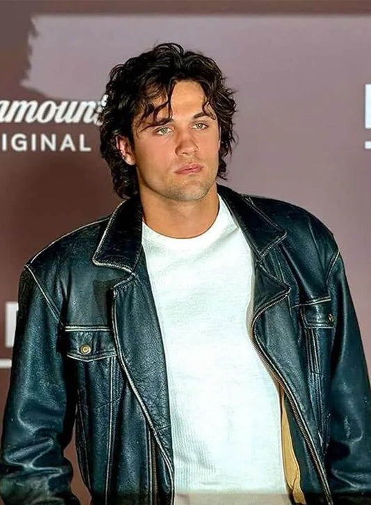 Drake Rodger Landman Event Black Leather Jacket