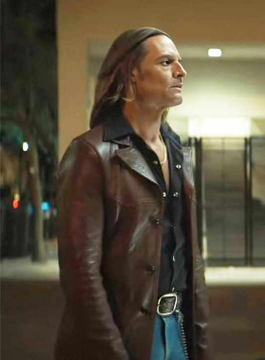 Duster 2025 Josh Holloway Jim Brown Leather Jacket 
