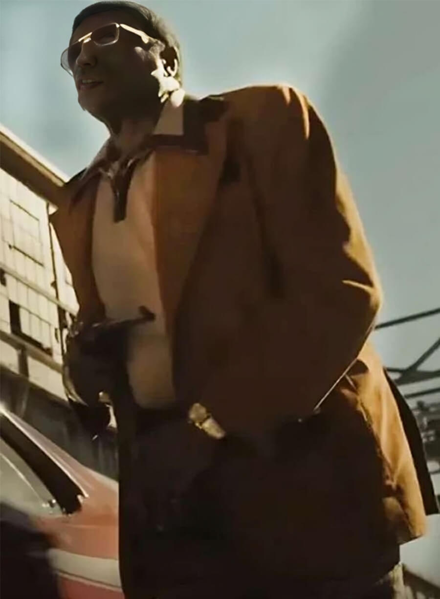Duster 2025 Keith David Ezra Brown Suede Blazer