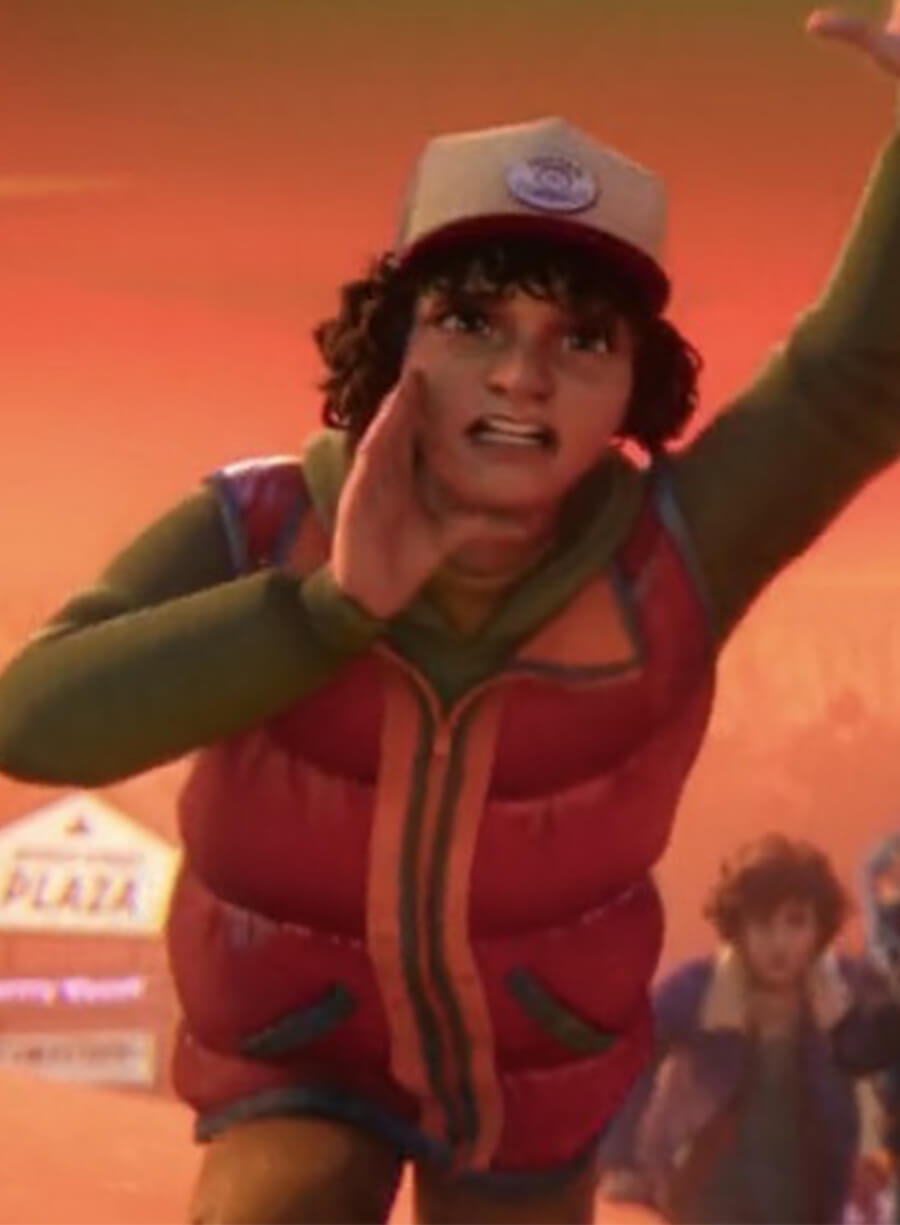 Dustin Henderson Stranger Things Tales from 85 Red Vest