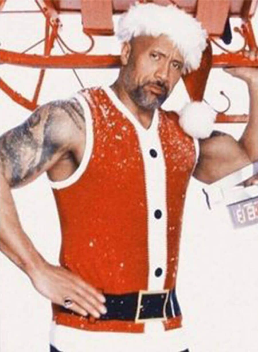 Dwayne Johnson  Red One  Callum Drift Christmas Vest