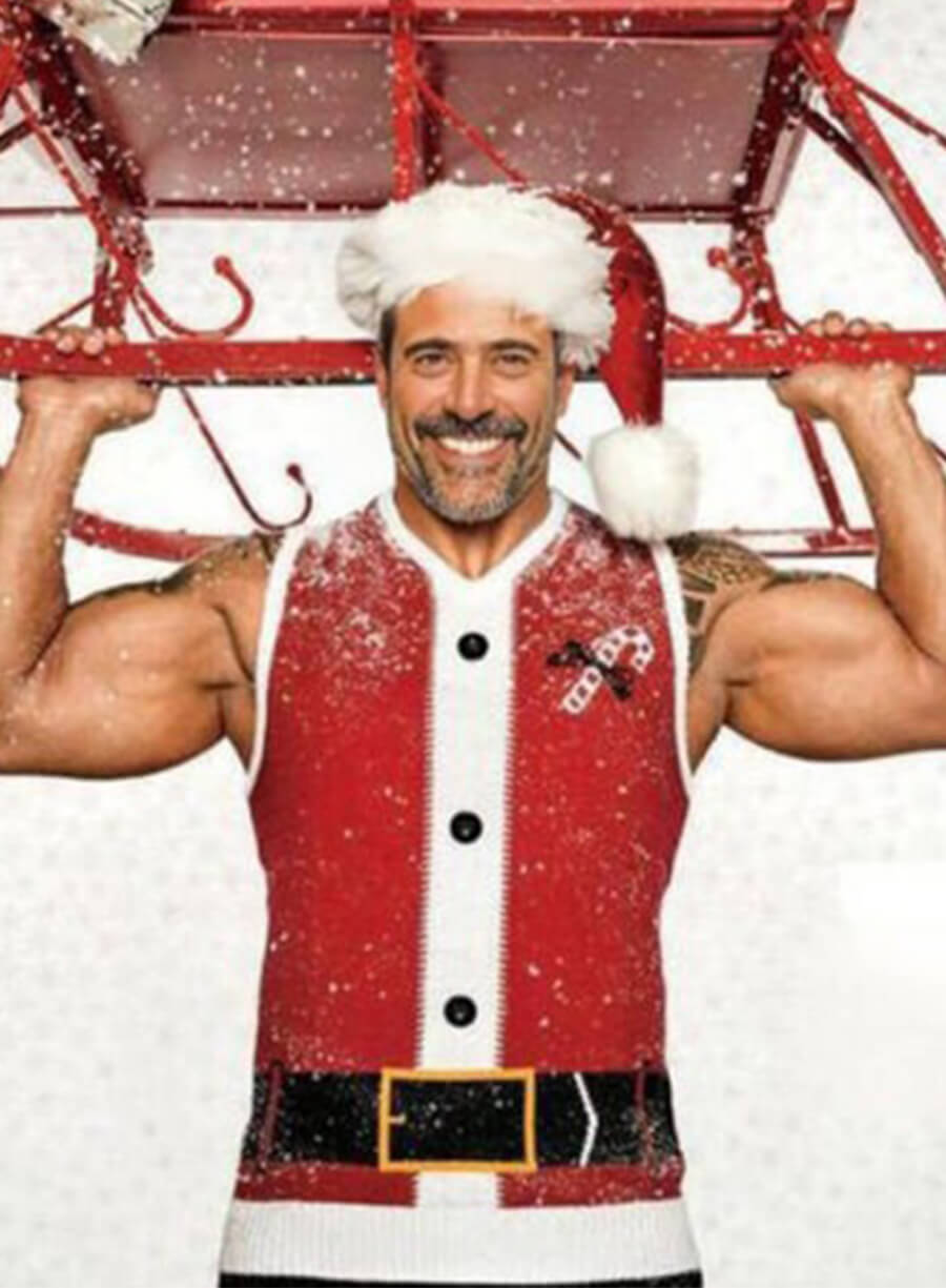 Dwayne Johnson  Red One  Callum Drift Christmas Vest