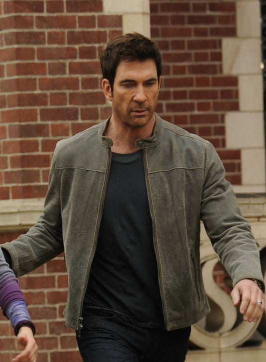 Dylan McDermott American Horror Story Dr. Ben Grey Suede Leather Jacket