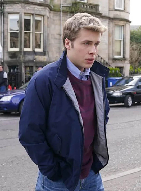 Ed McVey The Crown S06 Prince William Blue Jacket