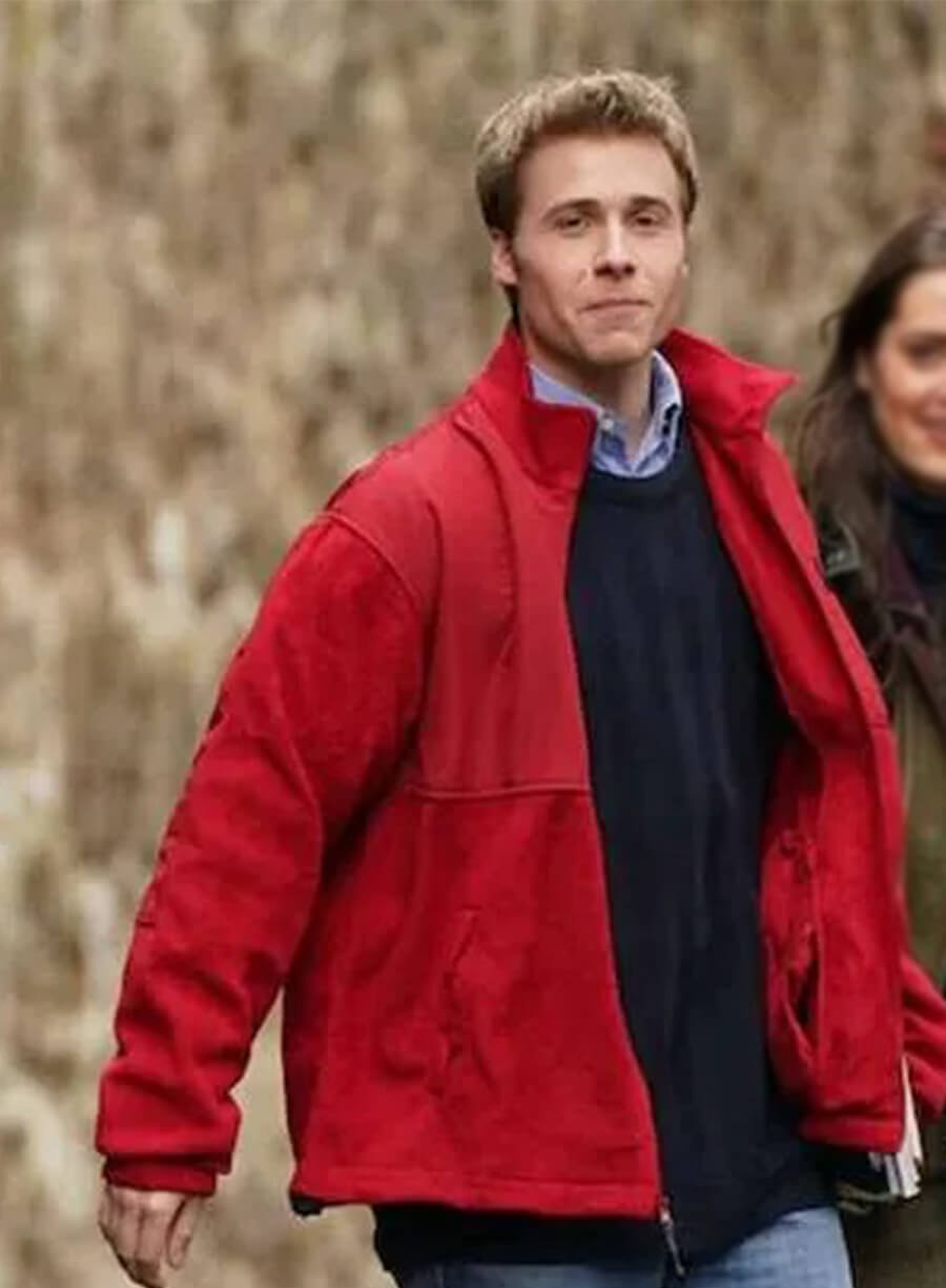 Ed McVey The Crown S06 Prince William Red Jacket