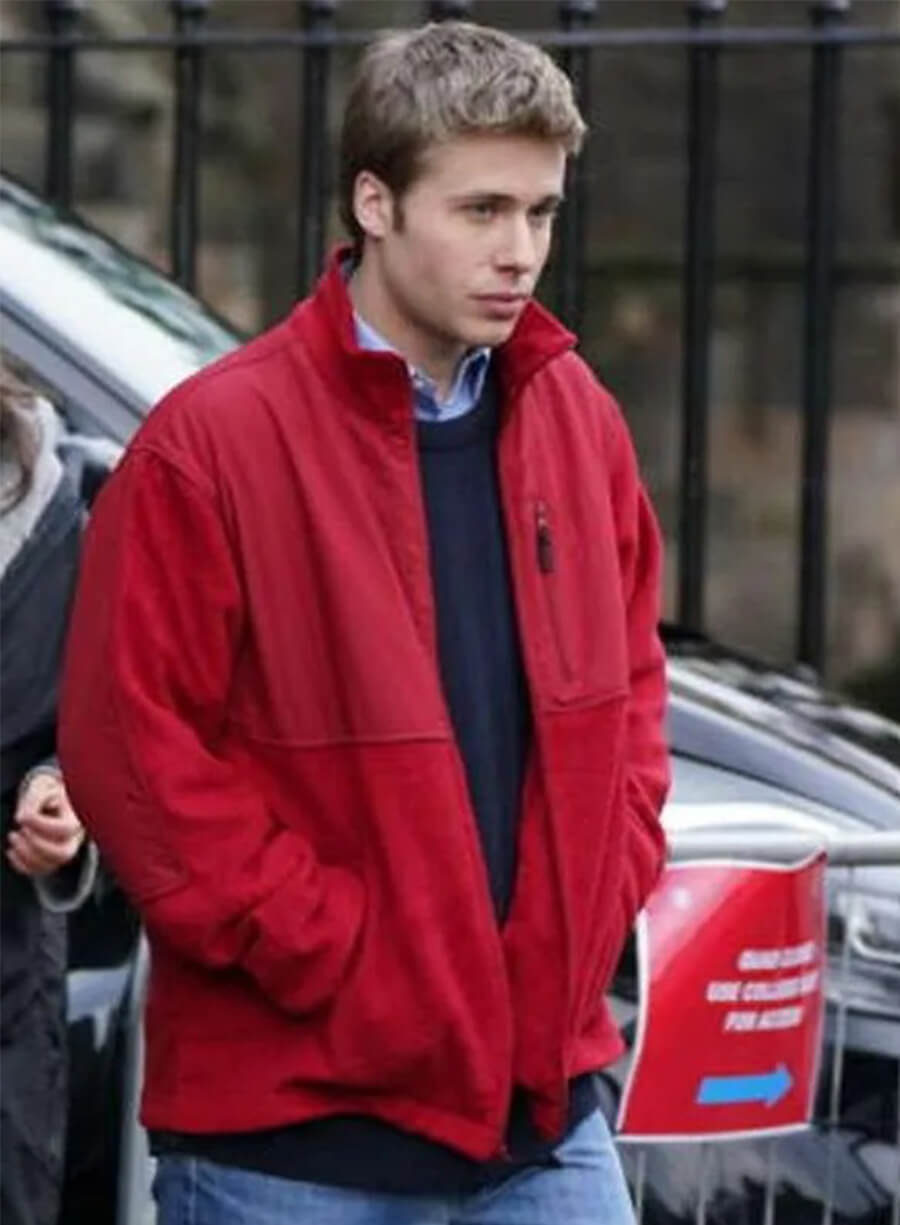Ed McVey The Crown S06 Prince William Red Jacket