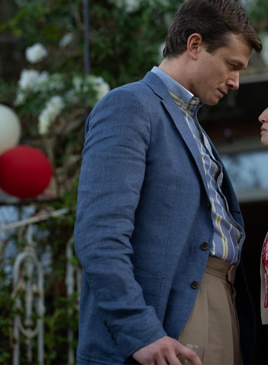 Ed Speleers The Lady 2026 Thomas Cressman Blazer