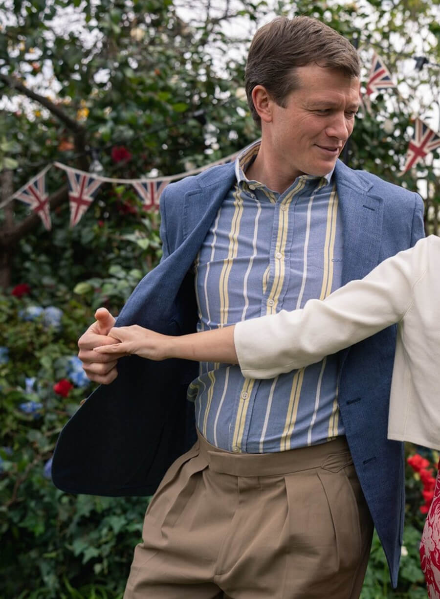 Ed Speleers The Lady 2026 Thomas Cressman Blazer