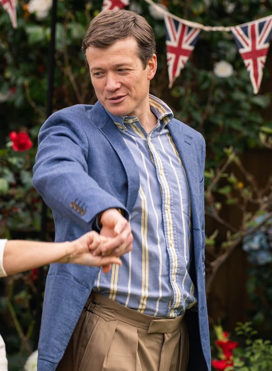 Ed Speleers The Lady 2026 Thomas Cressman Blazer