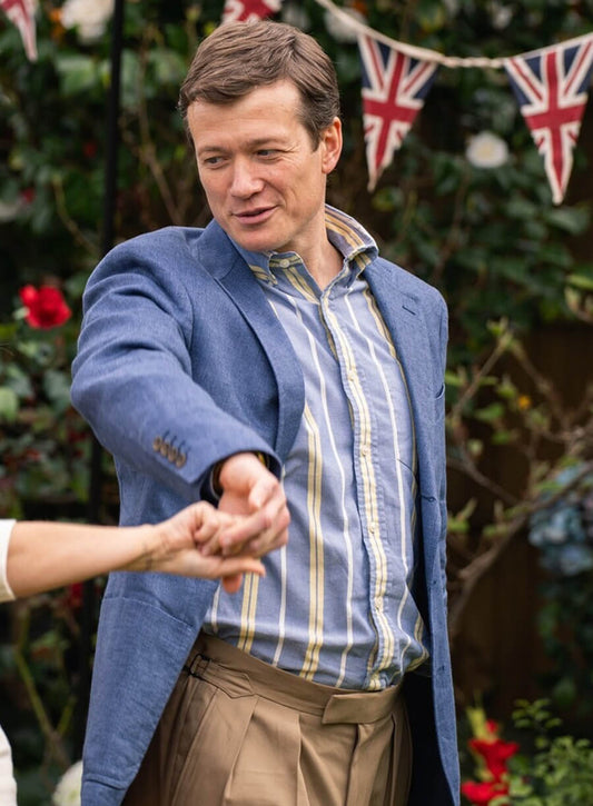 Ed Speleers The Lady 2026 Thomas Cressman Blazer