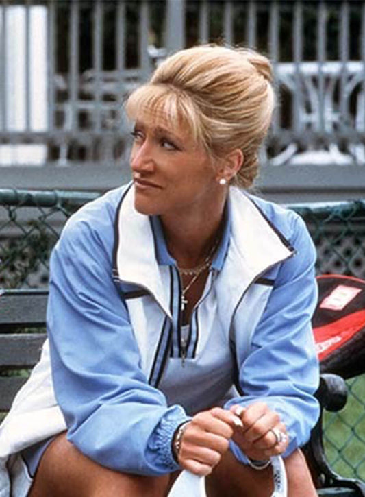 Edie Falco The Sopranos Carmela Soprano Blue White Jacket