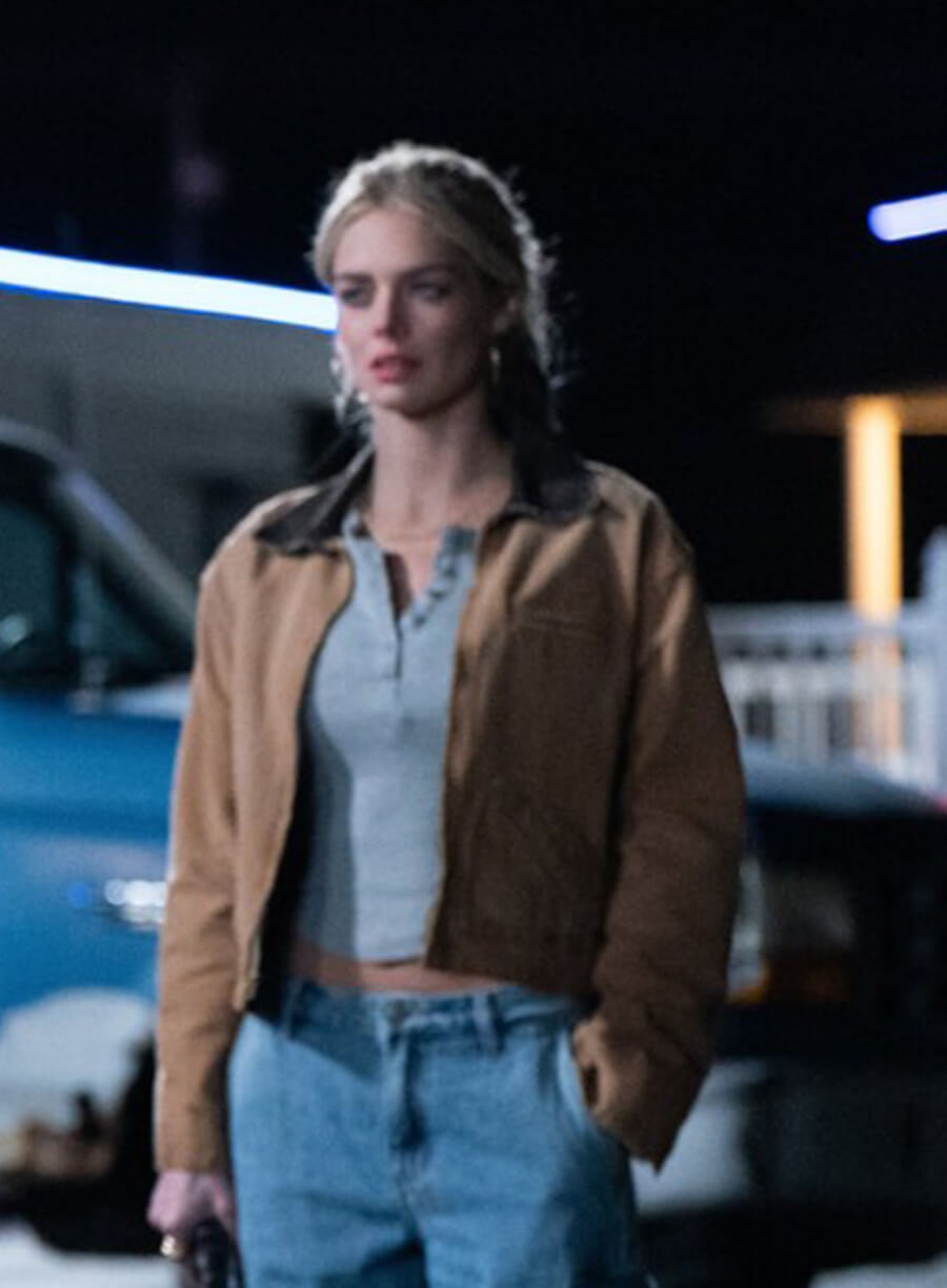Eenie Meanie 2025 Samara Weaving  Edie Brown Cotton Jacket