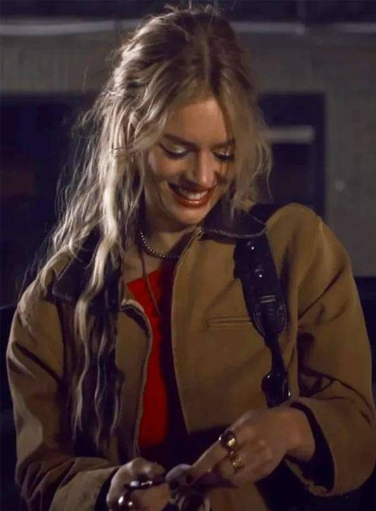 Eenie Meanie 2025 Samara Weaving  Edie Brown Cotton Jacket